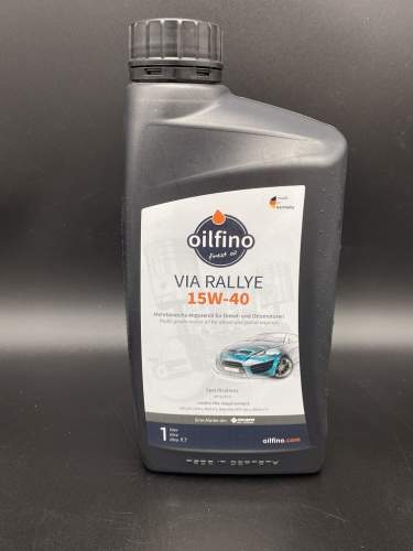 Oilfino Via Rallye 15W-40 1 Liter -- auslaufend! Restbestand beachten!